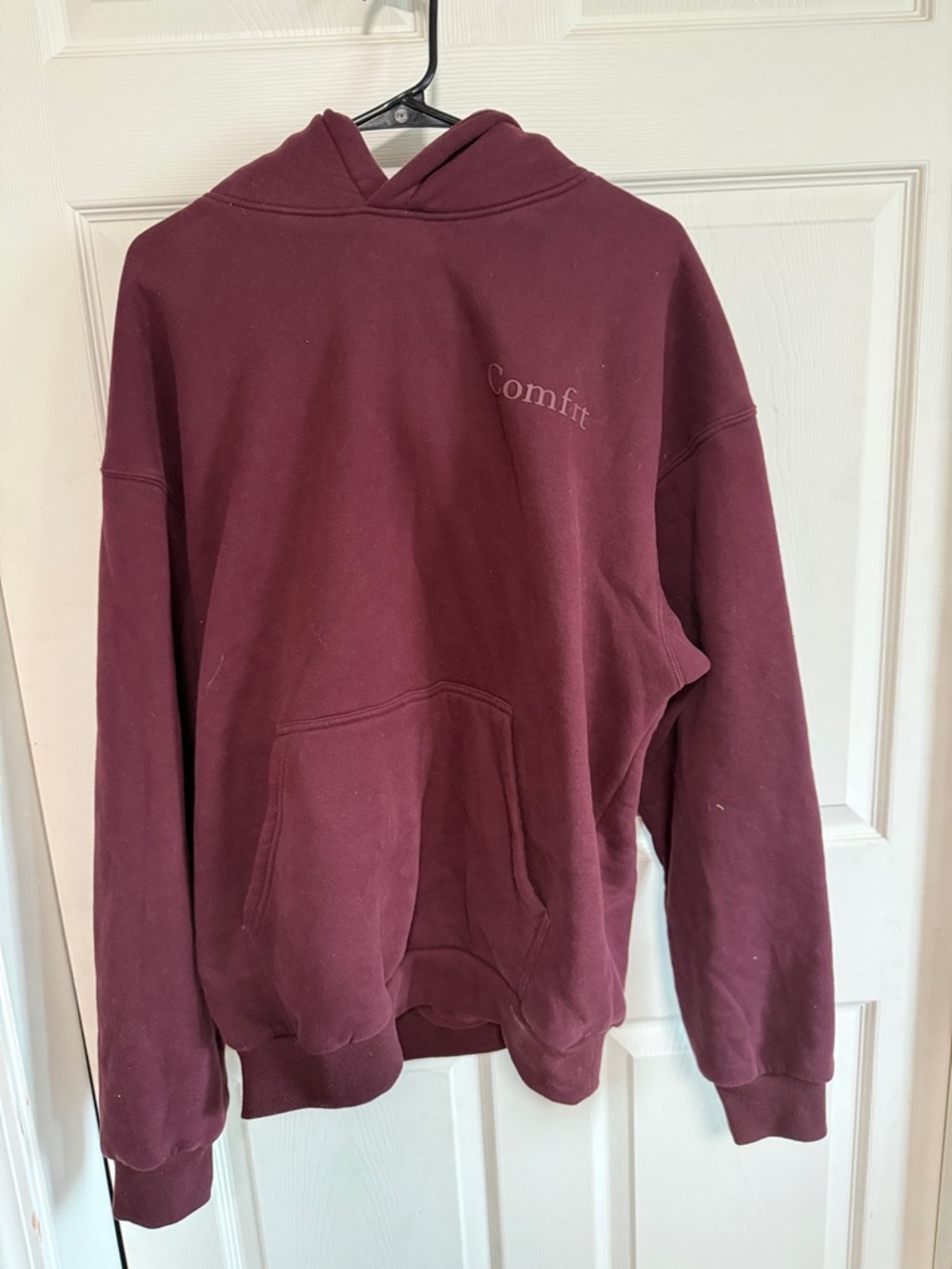 Comfit Women's Burgundy Hoodie Sweatshirt